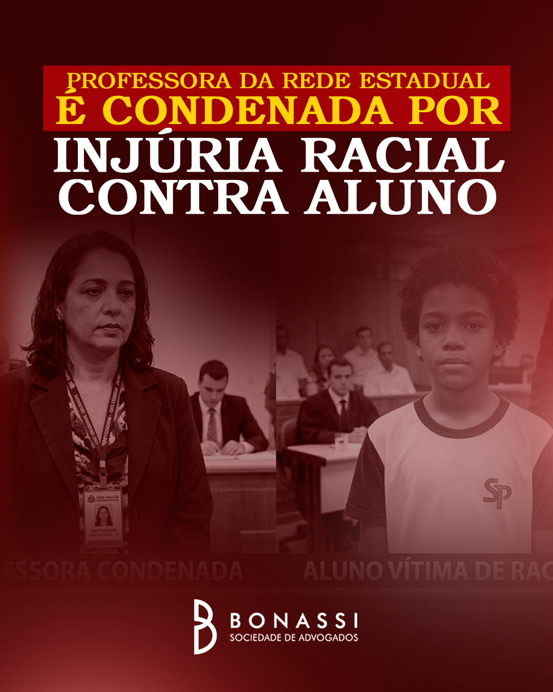A 2ª Vara de Piraju condenou professora da rede estadual a nove anos e dez meses de reclusão, em regime inicial fechado, multa e perda do cargo público em razão de injúria racial cometida contra um aluno. Também foi determinada indenização à vítima no valor de 20 salários mínimos.

De acordo com os autos, a acusada utilizou termos preconceituosos para repreender o estudante durante uma aula, questionando se o menino “não ficava envergonhado por ser preto”. Posteriormente, a mãe da vítima, à época no terceiro ano do ensino médio, comunicou o episódio à diretora da escola e a professora admitiu ter usado os termos relatados, mas sem intenção de ofender ou humilhar o aluno.

Na sentença, o juiz Tadeu Trancoso de Souza destacou que “condutas de injúria racial e racismo devem ser prontamente combatidas a fim de se obter uma sociedade justa e solidária, respeitando-se todos os indivíduos em condição de igualdade, em conformidade com a Convenção Interamericana contra o Racismo.”

Na dosimetria da pena, o magistrado observou as circunstâncias em que o crime ocorreu – em sala de aula, por uma professora e na presença de dezenas de alunos – e reforçou que, “ao invés de evocar o aluno para o conhecimento, se valeu dessa condição para injuriá-lo”.

Por fim, considerando o disposto na Lei nº 7.716/89 (que define os crimes de preconceito de raça ou de cor) e no Código Penal, o juiz Tadeu Trancoso de Souza decretou a perda do cargo público da requerida.

Cabe recurso da decisão.

Fonte: https://www.tjsp.jus.br/Noticias/Noticia?codigoNoticia=113716&pagina=4

Nós somos a Bonassi | Sociedade de Advogados!

📍 Av. Dona Francisca, 534 - Vila Rezende

📞 (19) 3421.0211

#advocacia #direitoempresarial #direitodotrabalho #direitocivil #amodireito #piracicaba #bonassiadvogados #direitodoconsumidor #direitodotrabalhador #direitoprevidenciário