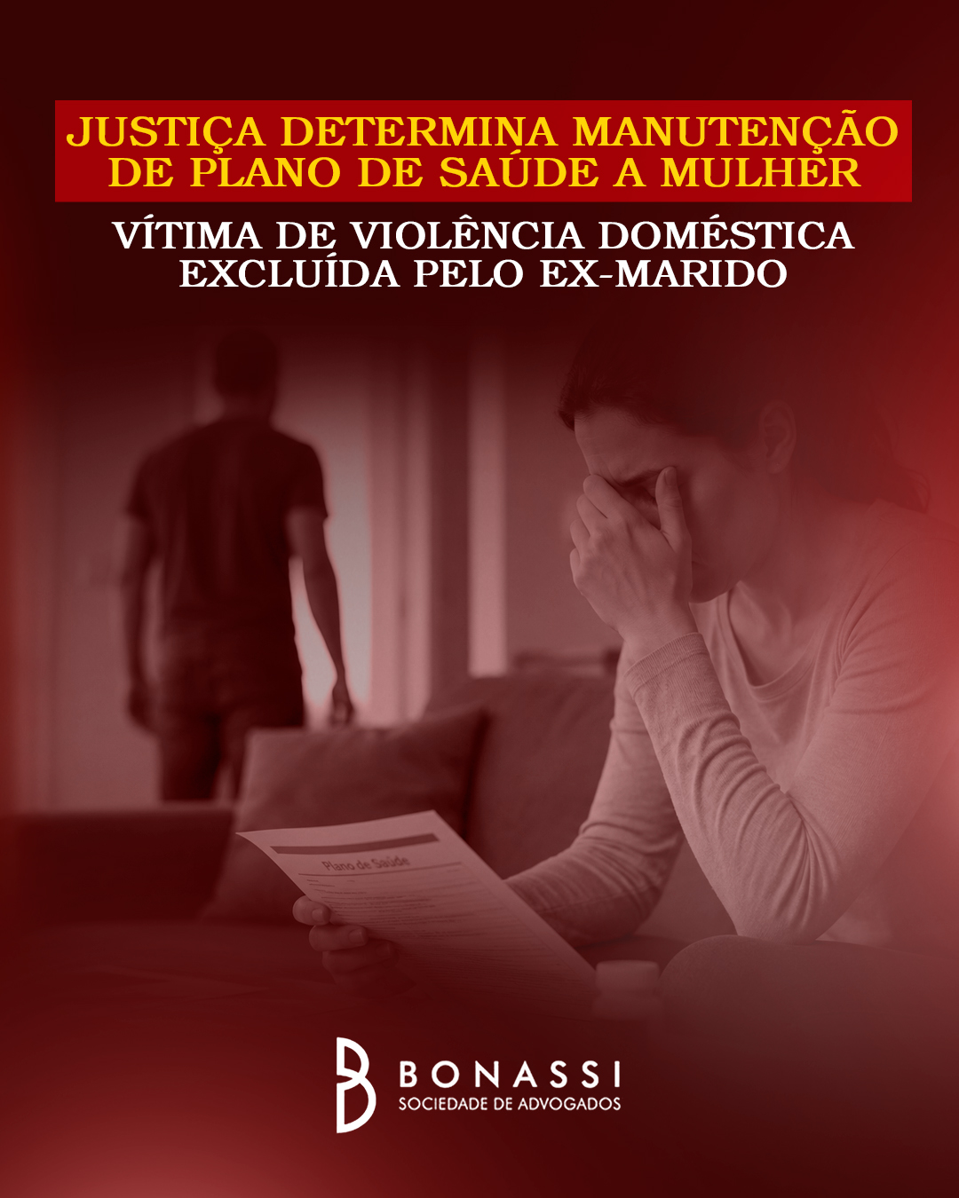 A 42ª Vara Cível da Capital determinou que operadora de plano de saúde mantenha, de forma individualizada e nas mesmas condições anteriores, contrato de idosa vítima de violência doméstica excluída pelo ex-marido. Foi concedida tutela de urgência, com prazo de cinco dias, para que a decisão seja cumprida, independente de eventual recurso, sob pena de multa diária de R$ 1 mil.

Segundo os autos, a autora era beneficiária de plano de saúde familiar cujo titular era o ex-companheiro, e foi excluída unilateralmente após o divórcio, sem sua ciência ou anuência. Ela sustentou que, durante o casamento, foi submetida a situação de dependência econômica e vulnerabilidade e que foi afastada do plano em meio a contexto de violência doméstica, com medida protetiva deferida judicialmente.

Na sentença, o juiz André Augusto Salvador Bezerra pontuou que...

Leia o texto completo em: https://www.tjsp.jus.br/Noticias/Noticia?codigoNoticia=114505&pagina=1

Nós somos a Bonassi | Sociedade de Advogados!

📍 Av. Dona Francisca, 534 - Vila Rezende

📞 (19) 3421.0211

#advocacia #direitoempresarial #direitodotrabalho #direitocivil #amodireito #piracicaba #bonassiadvogados #direitodoconsumidor #direitodotrabalhador #direitoprevidenciário